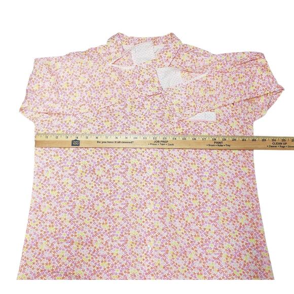 Victoria Secret Mayfair Sleepshirt Sz L Ditsy Floral Pocket Intimates Sleepwear - Picture 8 of 11